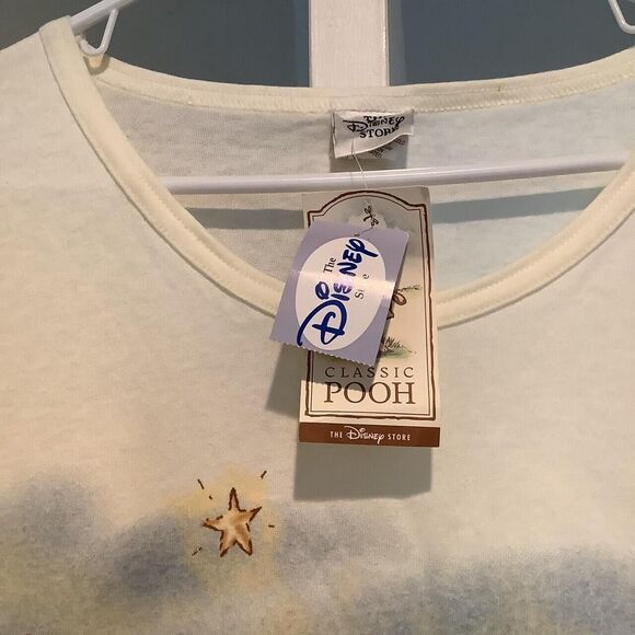 Deadstock brand new toy tags Pooh Piglet Vintage 90s Disney T-Shirt on size fits - Picture 2 of 7